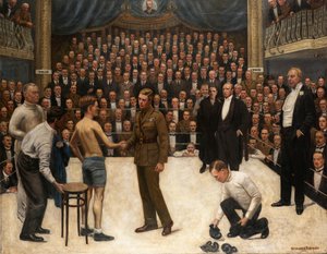 Une victoire galloise au National Sporting Club - William Howard Robinson